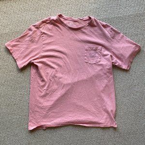 Vineyard Vines Pocket Tee Pink/Red Large